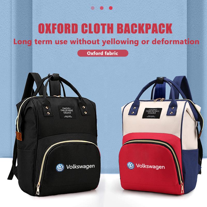 For Volkswagen VW Versatile Backpack Oxford Cloth Business Rucksack Computer Bag Golf 4 5 6 7 Polo Jetta Sagitar Magotan PassatNB7