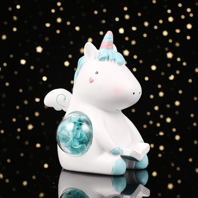 Night Battery Lamp Powered Cartoon Cute Unicorn Little Yellow Duck Shaped