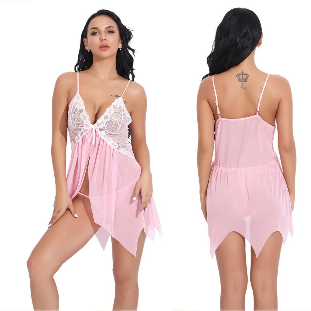 Sex Underwear Perspective Mesh Suspender Multi-Color Sexy Pajamas Sex Pajamas