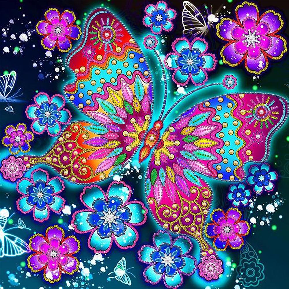 Full Circle Diamantmålning Korsstygnssatser 5D Handgjord Diamantbroderi Landskap Djur Strassmosaik Gåva Hemdekoration DIY Handgjord