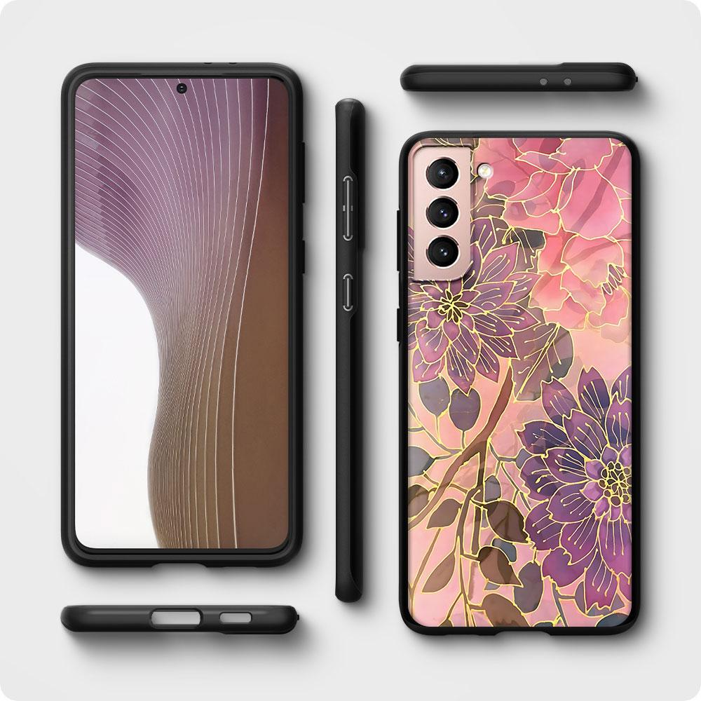 Rose Liebesherz Gold Hülle für Samsung Galaxy S23 S10e S10 S21 FE S22 S9 S24 Ultra S20 Plus Weiche TPU Handyhülle Bumper