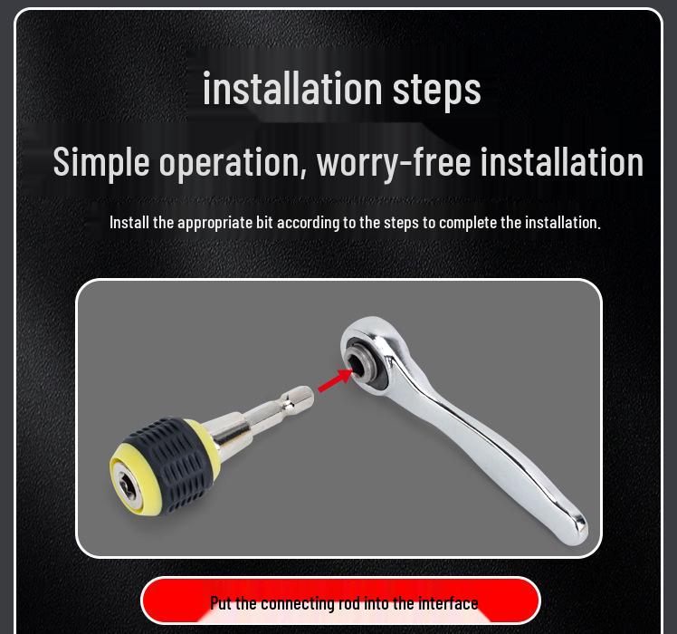 30-in-1 Multi-Function Ratchet Screwdriver Set with S2 Bits and Strong Magnetic Wrench