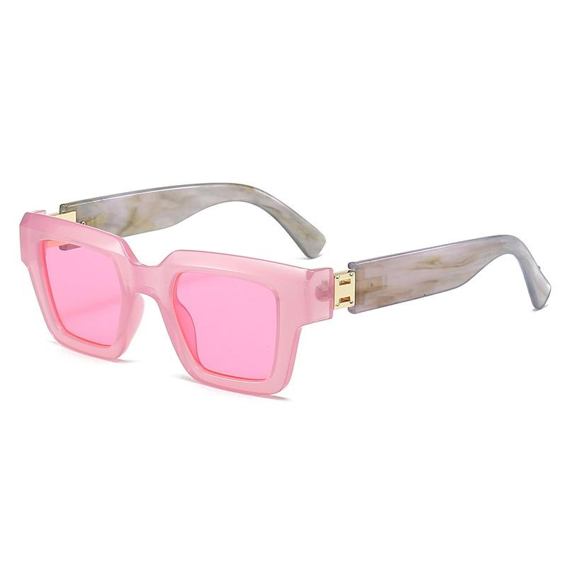 INS Popular Square Sunglasses UV400 Protection Unisex Retro Designer Shades for Women Men Travel Fashion Accessories