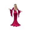 European & American Gothic Witch Vampire Halloween Masquerade Costume - Long Dress with Bat, Witch, Ghost, and Bride Themes for Performance