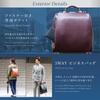 YOUTA LIGHT Leichte Dulles-Tasche, Hergestellt in Japan aus Kunstleder, Vertikal, Mittel, Schwarz
