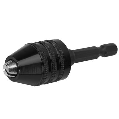 1Celsius4 Keyless Drill Chuck 0.3-6.5mm Clamping Capacity Hex Shank Adapter for   Power Drill Electric Grinder with Converter