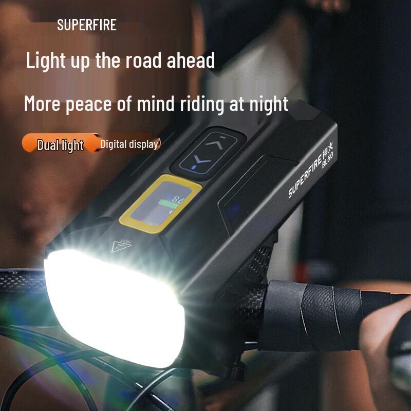 SupFire BL60 Dual Beam Rechargeable Cycling Flashlight