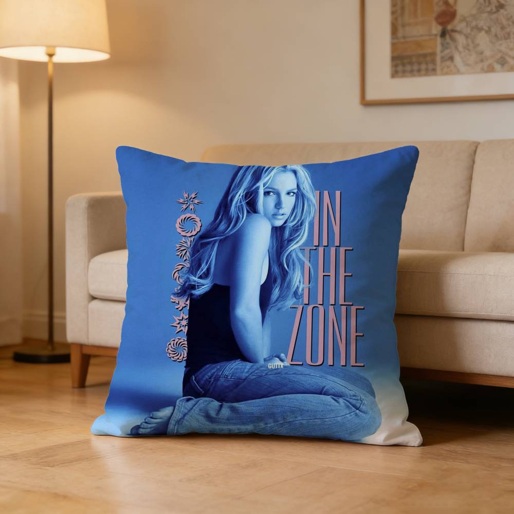 Princess of Pop BBritney Spears Pillow Case Cushion Cover Throw Pillow Case For Car Sofa
