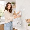 Kitchen Wall Hooks Self-Adhesive No Drilling, for Hanging Spatulas Ladles and Utensils, Saving