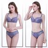 Sexy Gathering Bra Set Lace Fashion Comfortable Bra Skin-friendly Breathable Underwear