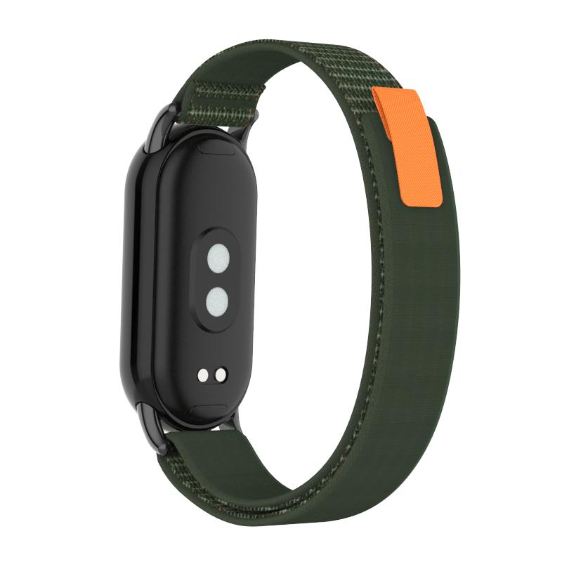 

Ремешки Trail Loop для Xiaomi Mi Band 10 9 8 Спортивные нейлоновые сменные ремешки браслет Xiaomi Smart Band 10 9 8 Аксессуары for Miband 10 straps зелёный