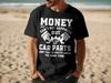 Money Can't Buy Happiness Men's T-shirt Summer Tracksuit O-Neck Short Sleeve Tops Casual Sports