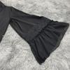 Black Floral Embroidery Lace-Up Muslim Cardigan Robe - Dubai 1963