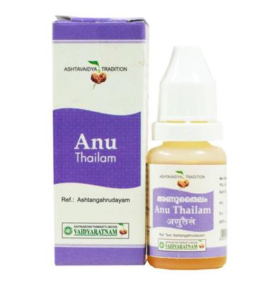 Anu Tailam: Nasal Drops (10 Ml), Anu Thailam, Vaidyaratnam