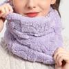 Women Face Protector Comfortable Plush Material Warmth Thickened Cute Scarf Accessories Multi-Color