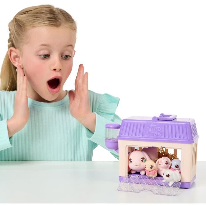 Set de jeu - little live pets - mama surprise lapins - bébés inclus - accessoires personnalisables