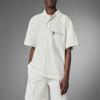 Adidas Originals Blue Version Collection Polo Shirts Men's Pink White Polo Collar Moderate Straight Fit HM2347