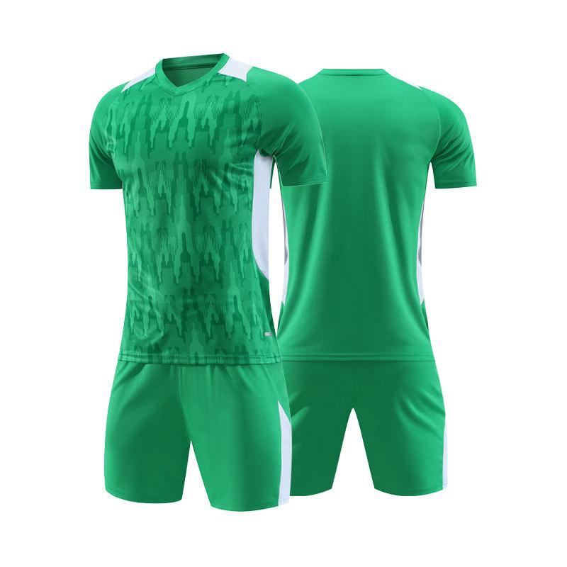 Kurzärmeliges Fußballtrikot für Erwachsene und Kinder, Spiel- und Trainingsshirt, Schnelltrocknend, Atmungsaktiv, Bedrucktes Fußballtrikot