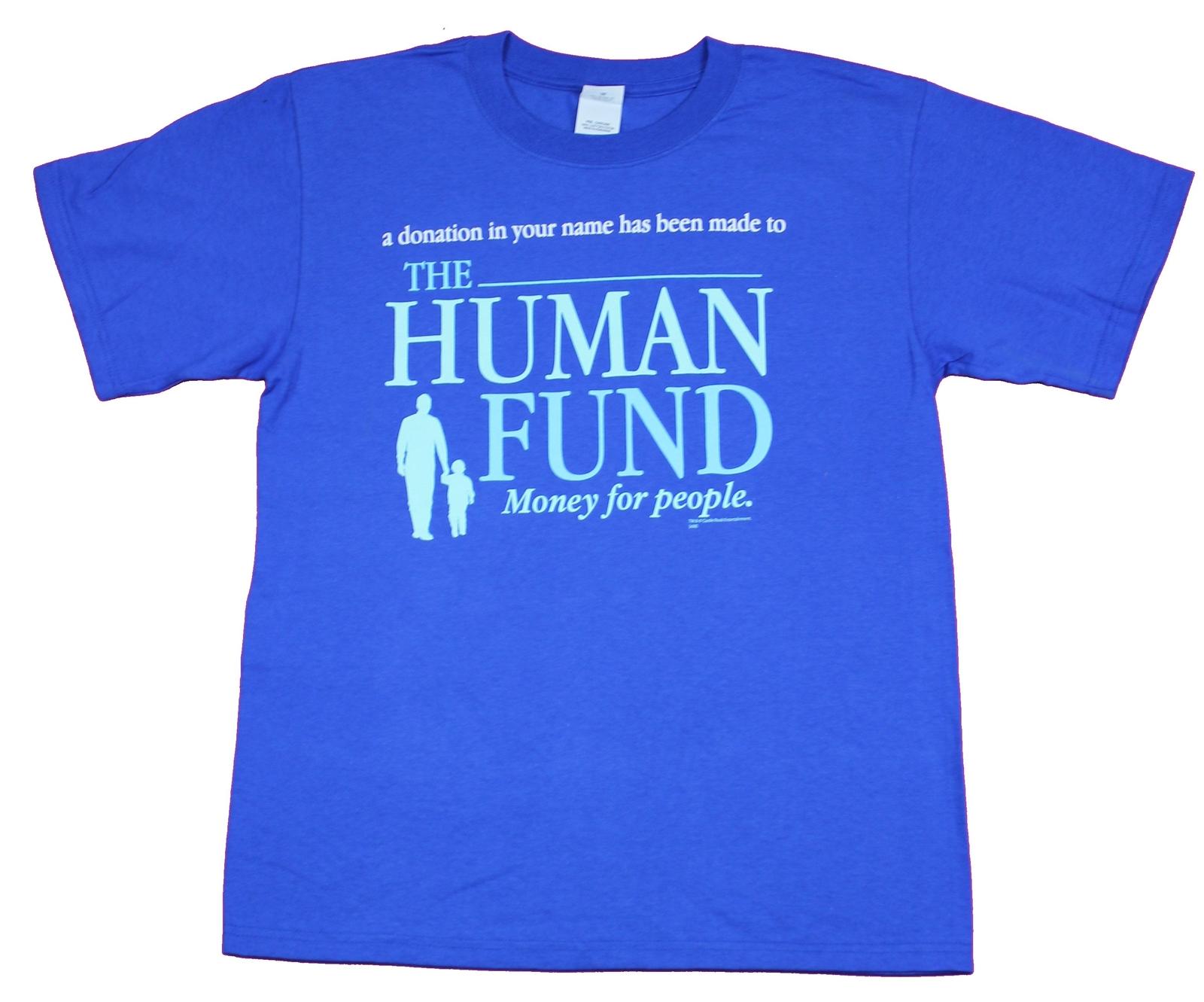 Seinfeld Adult New T-Shirt - The Human Fund Money For People Logo Pic S