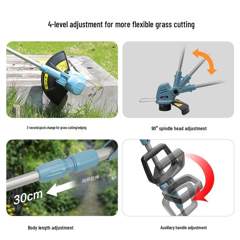 Aosheng H18DC250 Cordless Grass Trimmer CN plug (adapter included)
