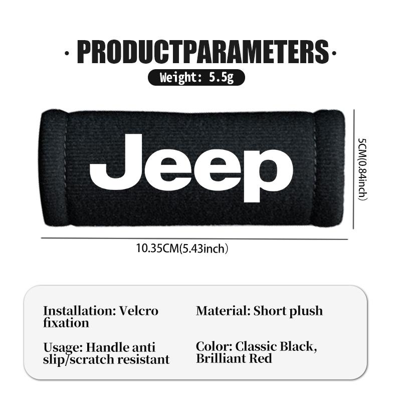 APK6 Universal Car Door Handle Anti-Collision Protective Cover For Jeep Cherokee Patriot Liberty Wrangler JK JL Commander