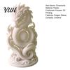 Desktop Decoration Accessories Chinese Dragon Statue, Compact 3D Printed Figurine, Fine Detail Statue Carving Design, Creative Ornament for