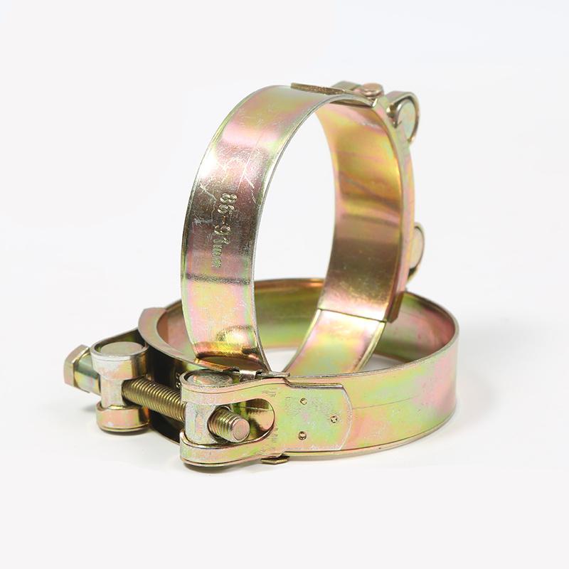 2Pcs Heavy Duty Hose Clamp Worm Drive Galvanization Fuel Hose Hoop Brackets Water Pipe Fasteners Clamps Clips Plumbing Tools