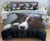 Border Collie Dog Duvet Cover, Cute Pet Bedding Set Soft Bed Cover for Dog Lover Home Decor, Perfect Gift for Single/Double/Twin/Queen/King Size Beds