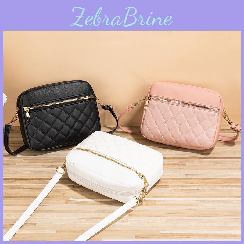 Camera Diamond 2024 Crossbody Embroidery Bag Trendy Simple Small Square Design