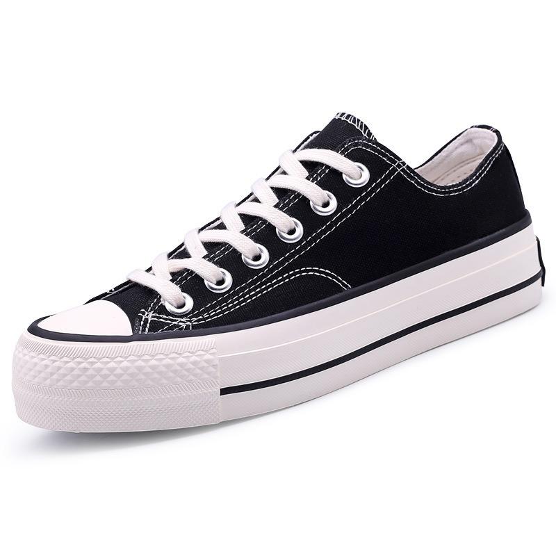 Platform canvas shoes female student Harajuku versatile board shoes 5615