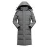 Winter Long Cotton-padded Clothes Men's Casual Warm Loose Hooded Cotton-padded Jacket Couple Cotton-padded Clothes