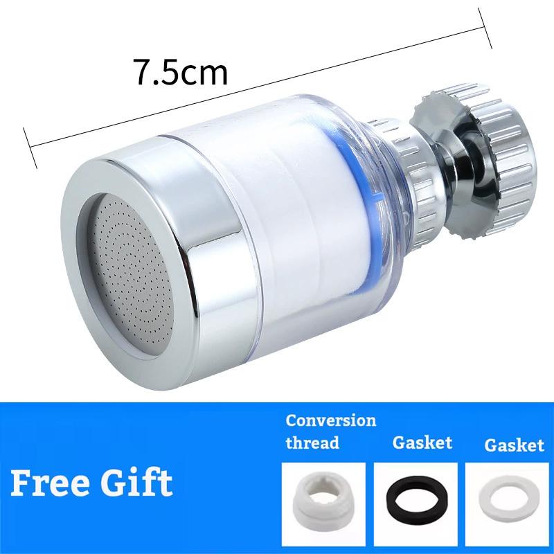 

Kitchen Faucet With Multi-stage Filter For Sink Bathroom And Shower Blue Plastic/Metal Design Purifies Drinking Water