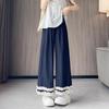 Women's Slimming Double-Layer Lace Patchwork Wide-Leg Pants - Summer 2026 Edition