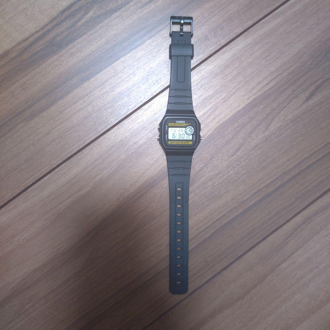 CASIO ALARM CHRONO digital watch black