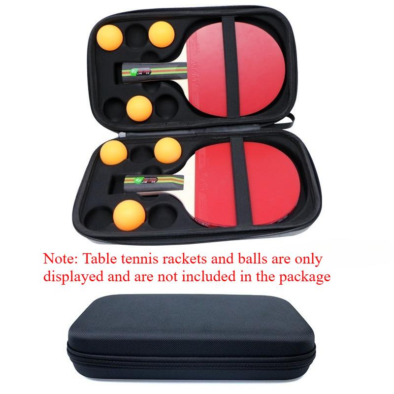 

Hard Shell Table Tennis Racket Cover, Shockproof and Wear-resistant EVA Storage Bag, Portable Table Tennis Bag Storage Bag