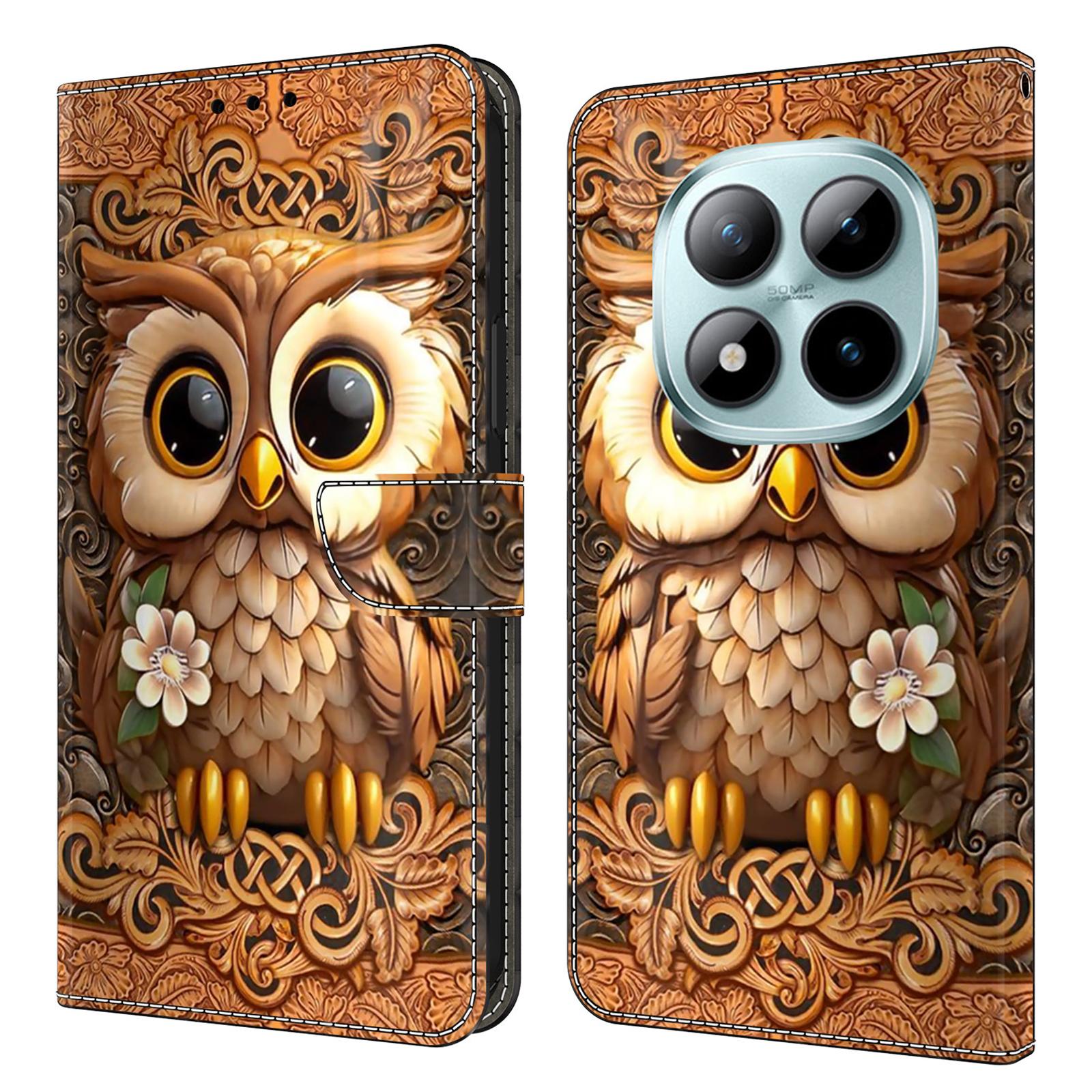 

Phone Case For Xiaomi Poco M8 5G/Redmi Note 15 5G (Global)/15 4G (Global) Pattern Printed TPU + PU Leather Flip Cover with Card Slot