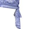 Paisley Cooling Headscarf Cap Set, Sweat Wicking Adjustable Straps Elastic Fit Breathable Hand Washable Headwrap