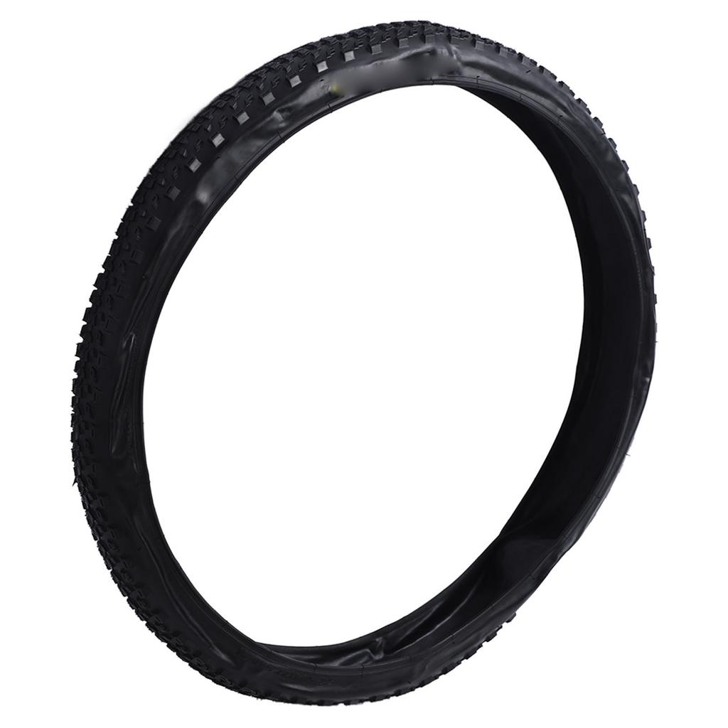 27.5x2.20 Bike Outer Tire Rubber Anti Slip Mountain Road Bike Folding Tire Replacement for Cycling Black