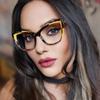 Women Eyeglasses Optical Spectacle Blue Light Blocking Glasses Brand Designer Cat Eye Transparent Ladies Fashion Eyewear