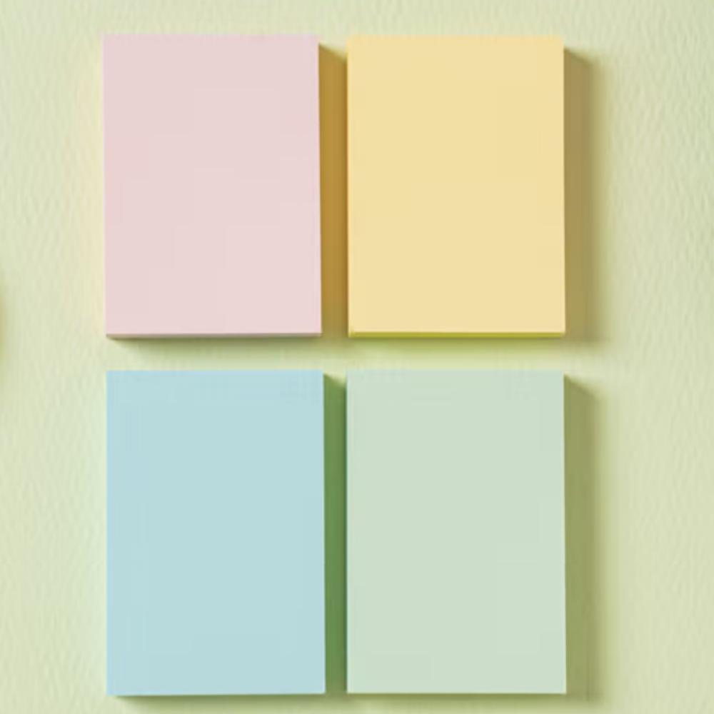 MemoTag Pastel Sticky Notes 38 X 50mm, 320 Sheets