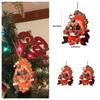 2Pcs Santa Gift Meme A Festive Mr. Wood Meme Funny Christmas Ornament Decoration