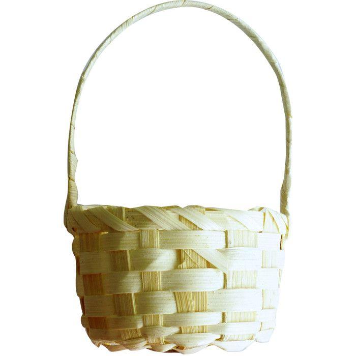 Panier Rond en Bambou 7,5 x 13 cm