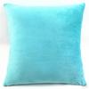 Case Velvet Sofa Cushion Cover Solid Car Pillowcase Beddings Sham and