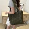 Large Capacity Canvas Tote Bag For Women 2024 Spring New Stylish Letter Design