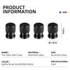 LITD8 Car Wheel Tire Valve Caps Tyre Stem Covers Airdust Waterproof For Seat Ateca Accessories