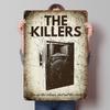 The Killers Muziekblik Plaat Poster Aangepaste Muurkunst Retro Vintage Metalen Borden voor Man Cave Huisdecoratie Woonkamer Koffiebar