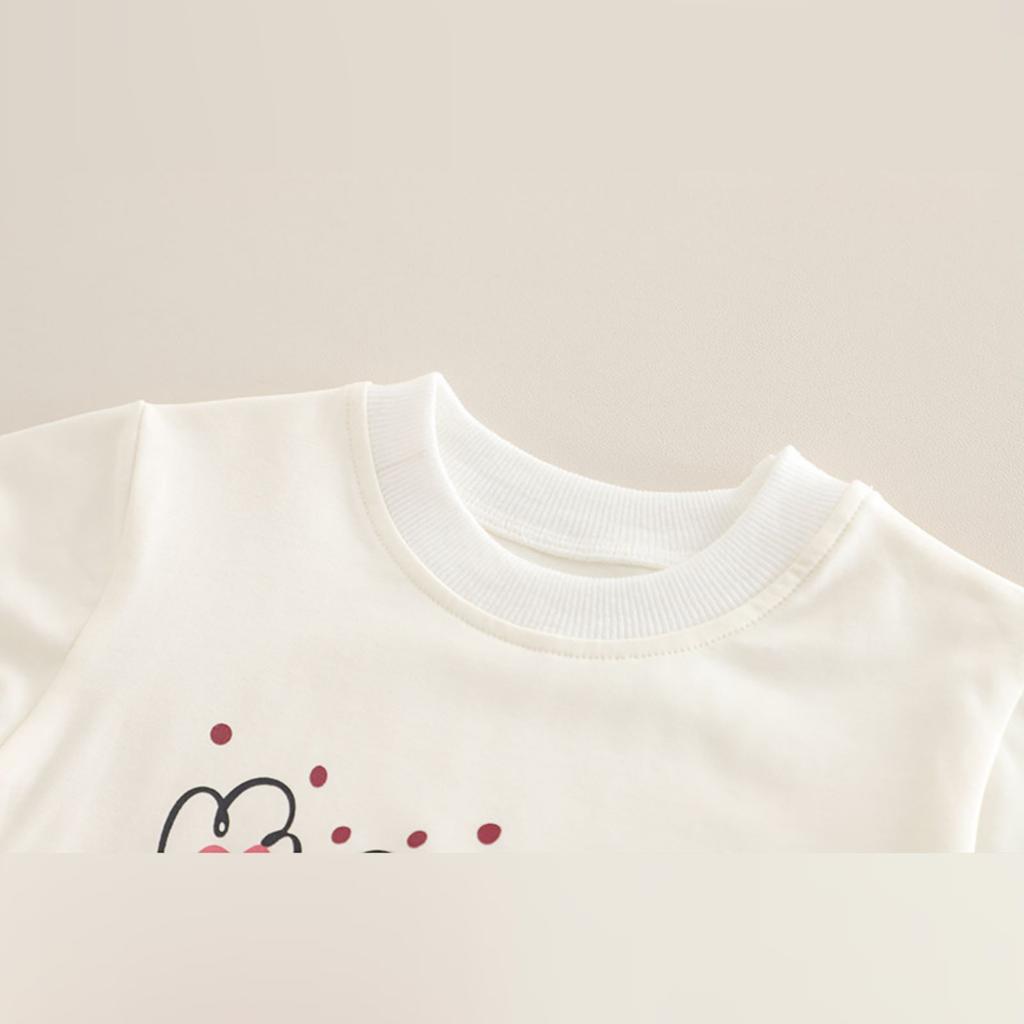 Kids Casual Long-Sleeve Set, Comfortable Daily Wear Outfits