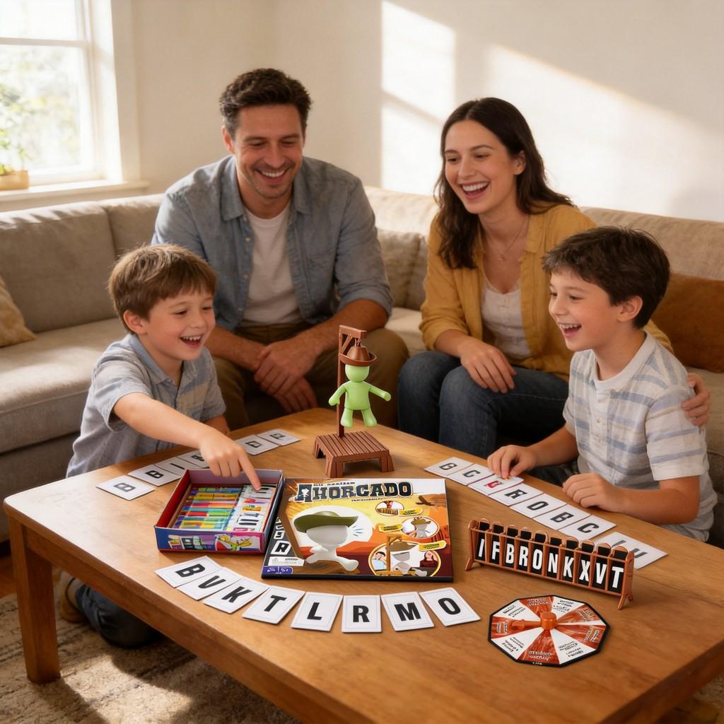 Magnetic Hangman Word Game Tabletop Puzzle For Family Fun And Brain Training