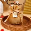 Traditional Drawstring Candy Bag Chinese Wedding Gift Bag Creative Flannel Gift Bag  Party