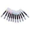 12pcs Highlighters Erasable Bright Color Smooth Watercolor Markers for Electronic Screen Painting Graffiti